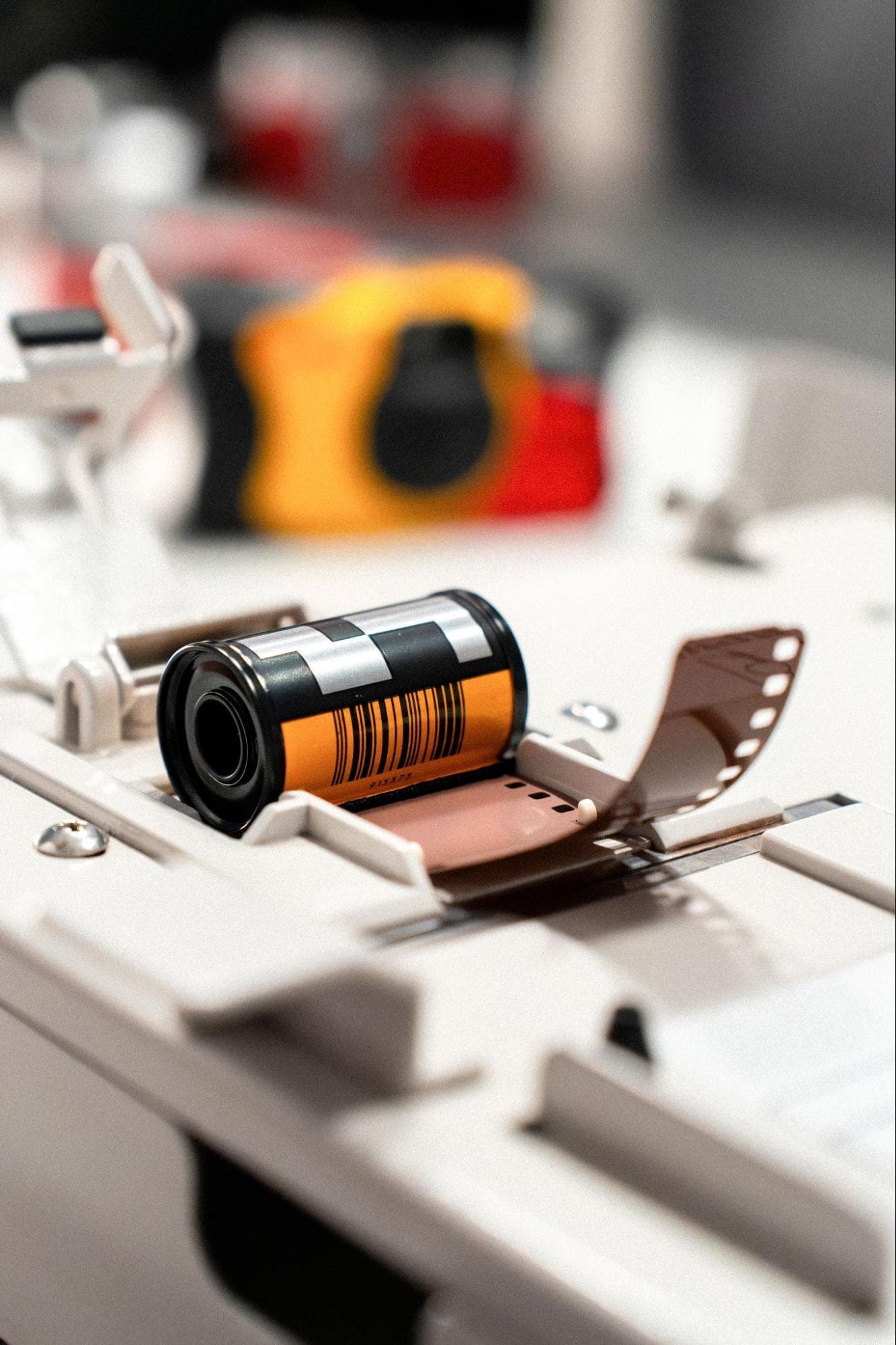 Pellicule photo et négatif dans un laboratoire de développement AgfaPhoto Print