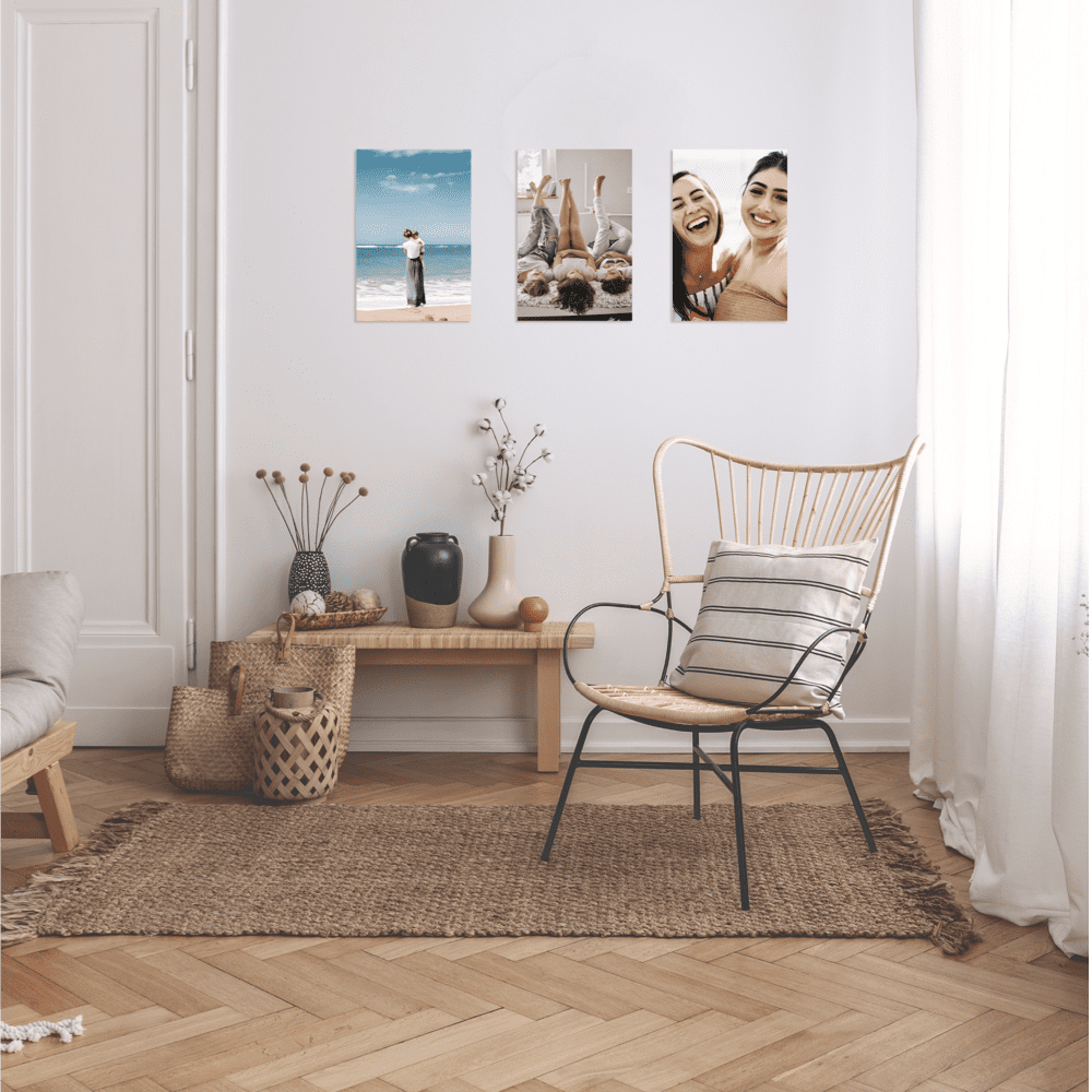 photo posters of women hanging on the wall - agfaphoto print