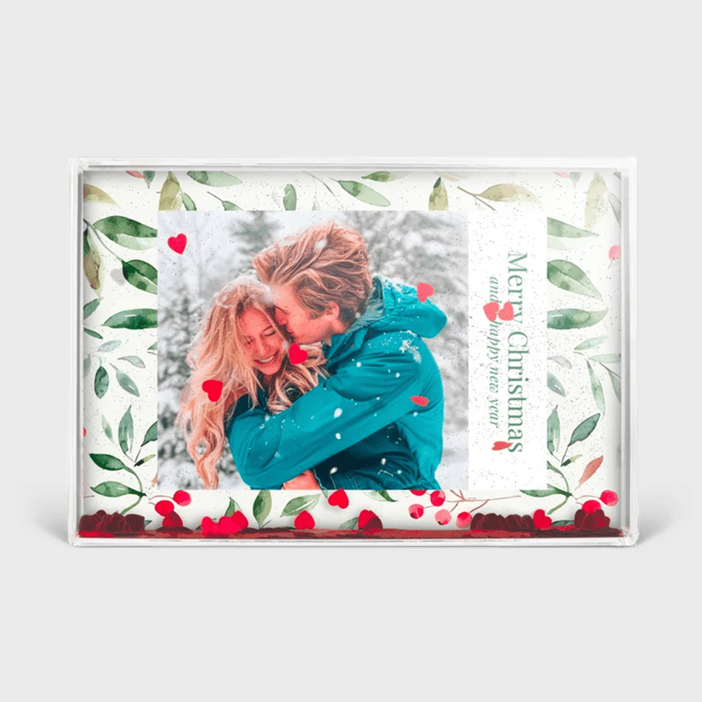 Personalised hearts picture frame