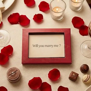 Biglietto di cioccolato con foto